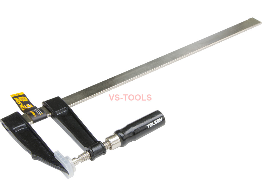 Heavy Duty Steel FClamp 120x500mm Wood Screw Adjustable